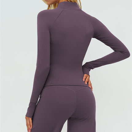 The Twirl Zip Jacket Sports Bra New Straight Leg Pants 3-Piece Set
