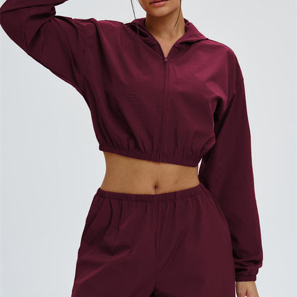 The Svelte UV protection Crop Hoodie
