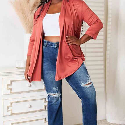 Culture Code Full Size Open Front Women Cardigan