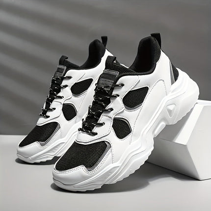 Men's Fashion Platform Sneakers - Casual Athletic Shoes