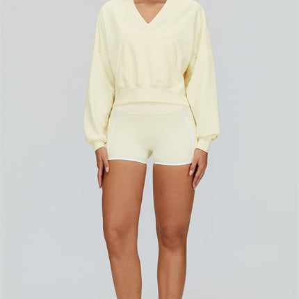 The Whisper V-Neck Hoodie