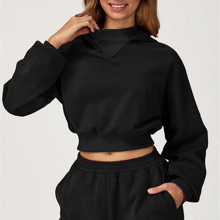 The Axis Crop Hoodie