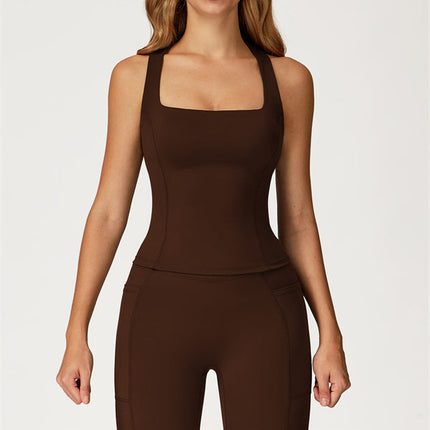 The Glacier Crop Tank Leggings 2-Piece Set