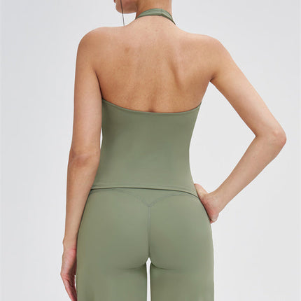 The Stride Crop Top Straight Leg Pants 2-Piece Set