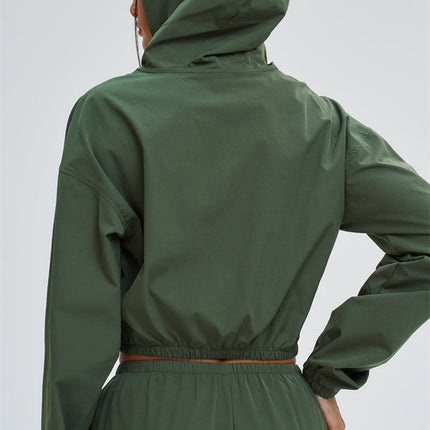 The Svelte UV protection Crop Hoodie