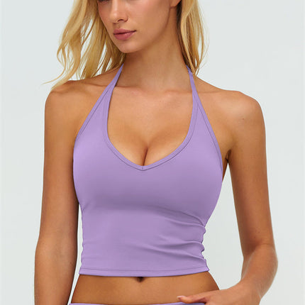 The Twirl Halter Tank Top New Straight Leg Pants 2-Piece Set