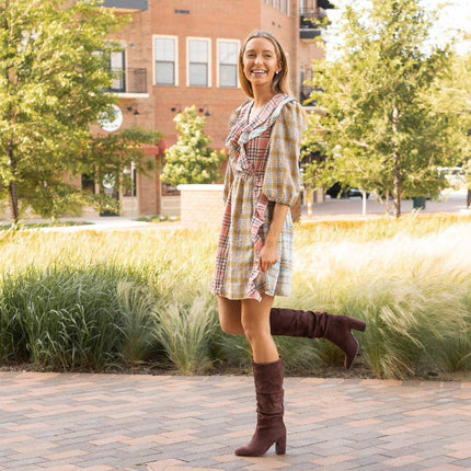 Diverse Plaid Serenade Dress