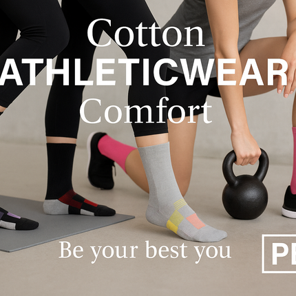 Athletic Long Socks 6 Pair Sizes 9-11 Gel Cushion, Compression 5-10 Women's