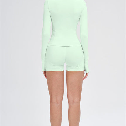 The Whim Long Sleeve T-shirt Shorts 2-Piece Set