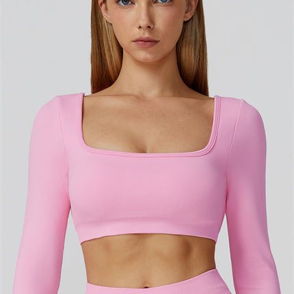 The Reign Long Sleeve Crop Top