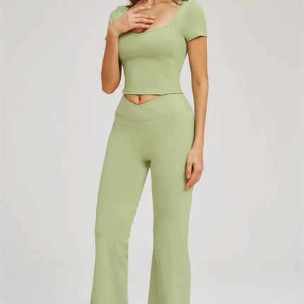 The Sizzle T-shirt Flared Leggings 2-Piece Set