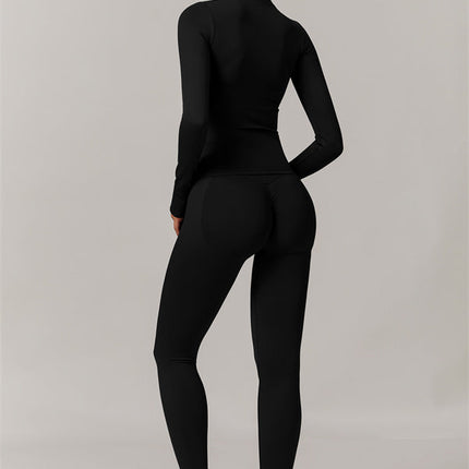 The Nova Luxe Jacket Sports Bra Leggings 3-Piece Set