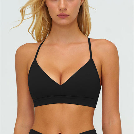 The Lushness Y-Back Sports Bra Shorts 2-Piece Set