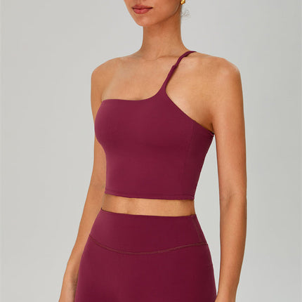 The Jewel One-Shoulder Crop Top Shorts 2-Piece Set