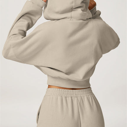 The Axis Crop Hoodie