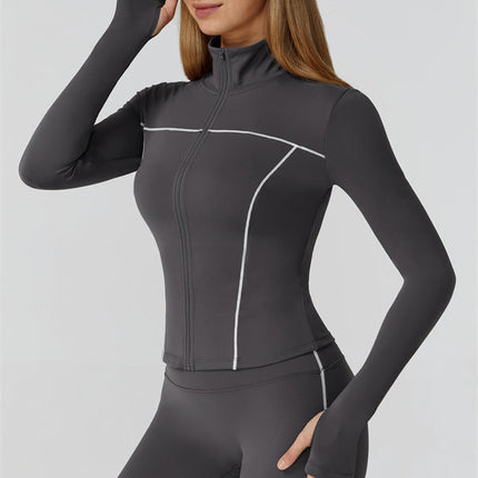 The Venus Zip Top Sports Bra Leggings 3-Piece Set