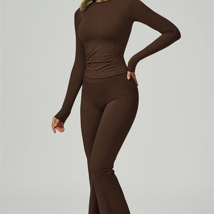 The FlexFit Active Top Flared Leggings 2-Piece Set