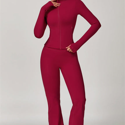 The Refresh Jacket Flared Leggings 2-Piece Set