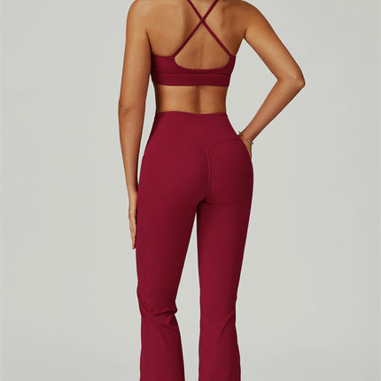 The Flourish Sports Bra Flared Leggings 2-Piece Set