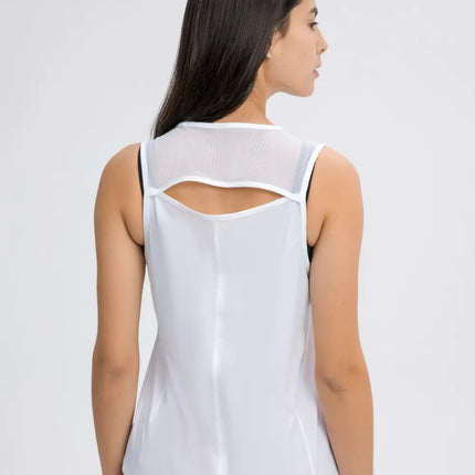 Millennia Cutout Back Round Neck Active Tank