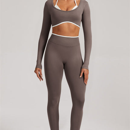 The Elevate New Long Sleeve Crop top