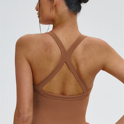 The Slate Cross Back Top Flared Leggings 2-Piece Set