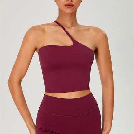 The Jewel One-Shoulder Crop Top