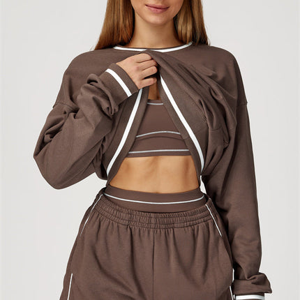 The Amara Sweatshirt Lounge Shorts 2-Piece Set