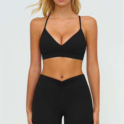 The Lushness Y-Back Sports Bra Flared Leggings 2-Piece Set