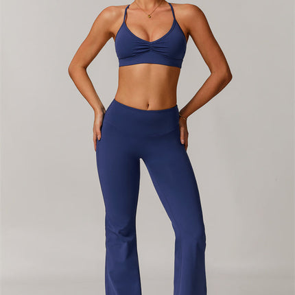 The Delicate Sports Bra Flared Leggings 2-Piece Set