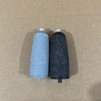 A pair of grinding heads