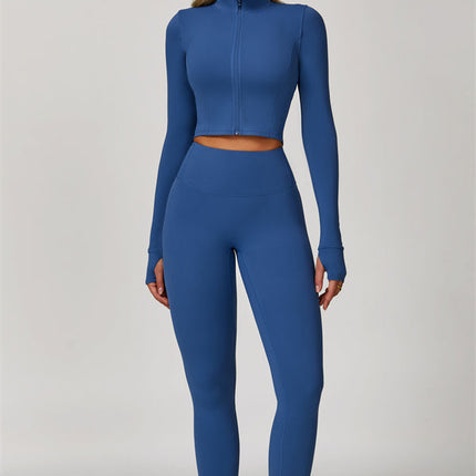 The Eloise Jacket Sports Bra Leggings 3-Piece Set