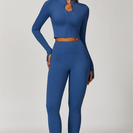 The Eloise Jacket Sports Bra Leggings 3-Piece Set