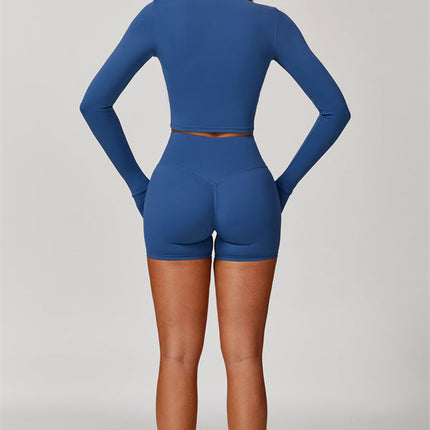 The Eloise Jacket Sports Bra Shorts 3-Piece Set