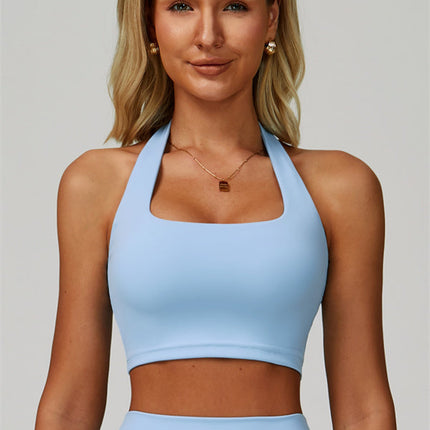 The Seraphine Halter Crop Top