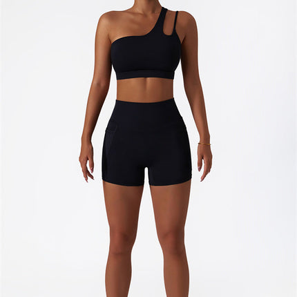 The Blissful Rose Sports Bra Shorts 2-Piece Set