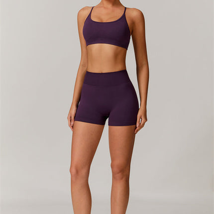 Nova Luxe Sports Bra Shorts 2-Piece Set