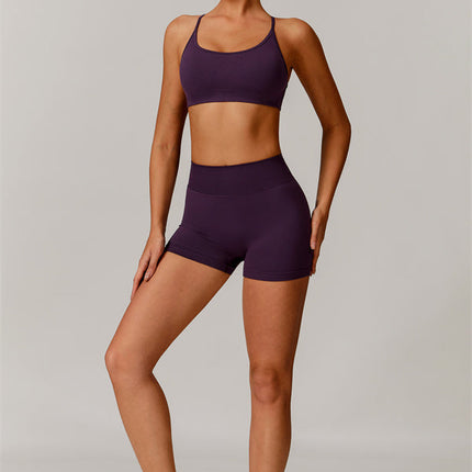 Nova Luxe Sports Bra Shorts 2-Piece Set