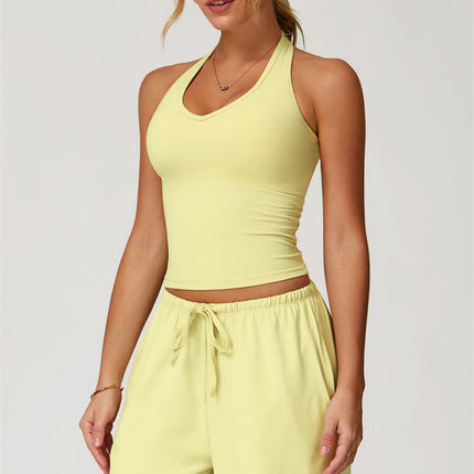 The Sprint Halter Tank Top Sweatpants 2-Piece Set