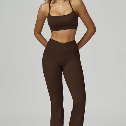 The Flourish Sports Bra Flared Leggings 2-Piece Set