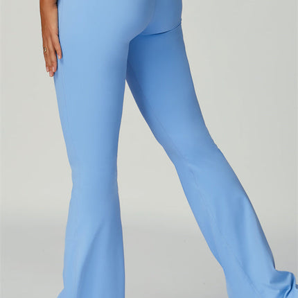 The Skyline Tie Top Flared Leggings 2-Piece Set