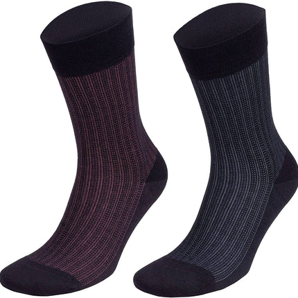 Men’s Bamboo Lightweight Dress & Trouser Socks – 8-Pack | Odor-Free, Breathable, Premium Comfort - 543