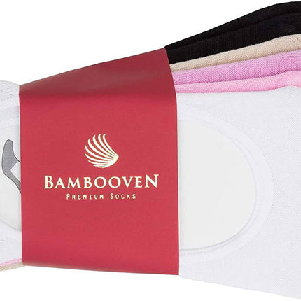 Women’s Bamboo No-Show Socks 6-Pack | Invisible, Breathable, Moisture-Wicking Socks - 612