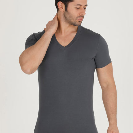 Men’s Bamboo V-Neck Undershirts 3-Pack