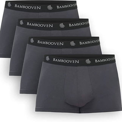 Men’s Bamboo Trunks with Pouch 4-Pack