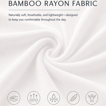 Men’s Bamboo V-Neck Undershirts 3-Pack
