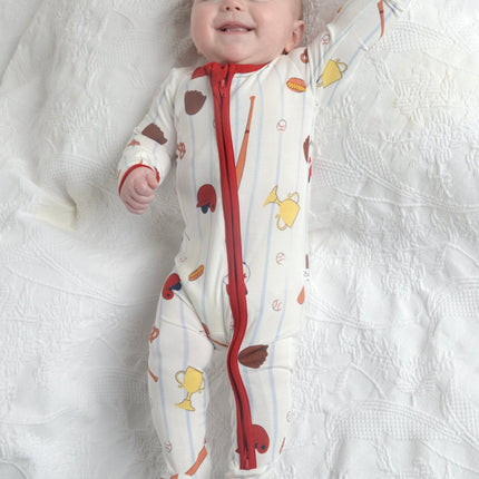 Baseball Footie Pajama
