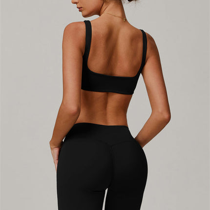 The Halo Sports Bra Flared Leggings 2-Piece Set