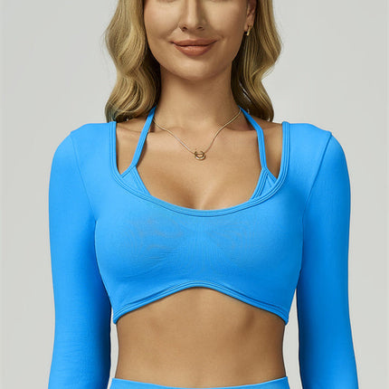 The Prime Long Sleeve Crop Top Leggings 2-Piece Set