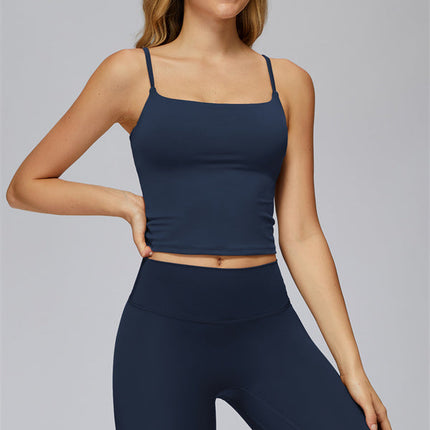 The FlexCore Crop Tank Capri Leggings 2-Piece Set